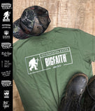 BIGFAITH™ Greater Works (Cross) V1| Bigfoot Sasquatch Yeti | Christian T-Shirt