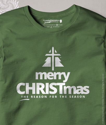 Merry CHRISTmas Christmas Holiday | Unisex Christian T-Shirt
