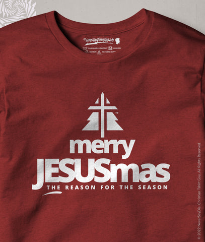 Merry JESUSmas Christmas Holiday | Unisex Christian T-Shirt