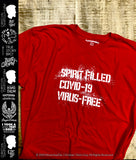 COVID-19 Coronavirus Spirit Filled - NeverSayDie™ | Psalm 91 Christian T-Shirt