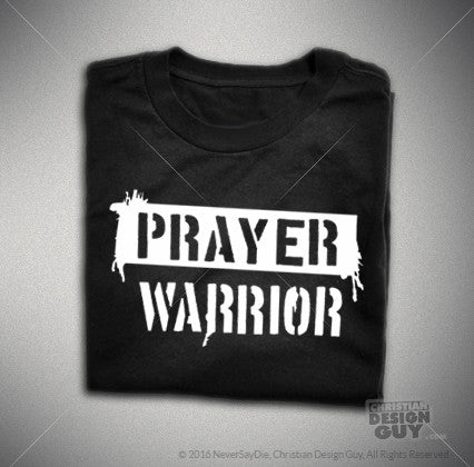 PRAYER WARRIOR Men s Christian T Shirt