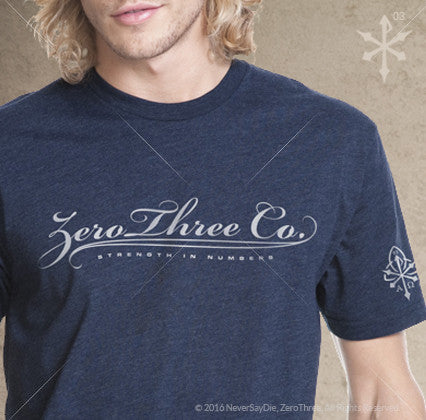 ZeroThree - Strength in Numbers | Men's Christian T-Shirt Small (adult)