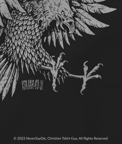 Isaiah 40:31 Eagle V2 | Christian T-Shirt