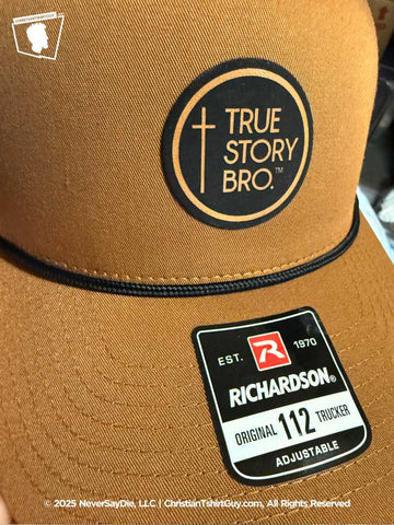 TRUE STORY BRO™ | CHRISTIAN RICHARDSON 112 Trucker Snapback Hat Cap