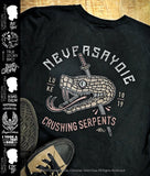 CRUSHING SERPENTS ( Snakes ) - NEVERSAYDIE™ | Luke 10:19 Christian T-shirt