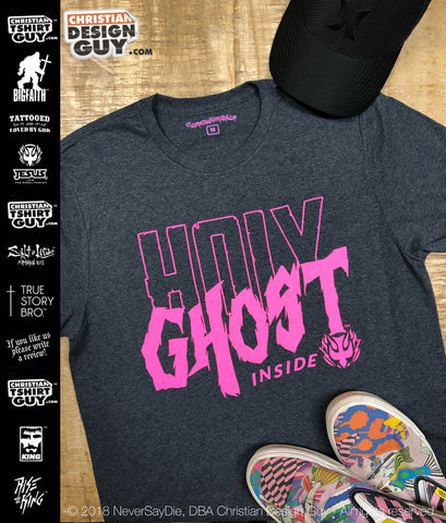 Holy Ghost (Spirit) Inside - Halloween | Christian T-Shirt V1