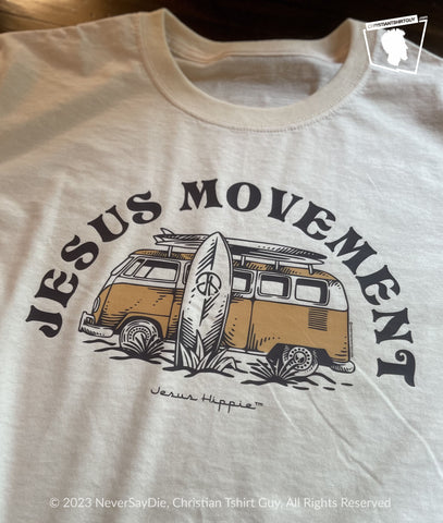 JESUS MOVEMENT - WHEREVER HE LEADS | JESUS HIPPIE™ CHRISTIAN T-SHIRT