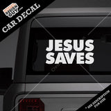 Jesus Saves | Christian Decal Car Sticker