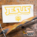 Jesus Join the Rebel Forces | Christian Decal Car Sticker