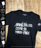 COVID-19 Coronavirus Spirit Filled - NeverSayDie™ | Psalm 91 Christian T-Shirt